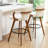 Modern Upholstered Leather Swivel 30 inch Bar Stools-364614853-336497086