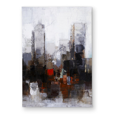 Obscure City Brown Contemporary Indoor Outdoor Door Mat | Home Decor