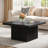 Dalany Modern Square Coffee Table, Wood Center Table for Living Room-1943953718