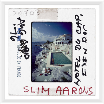 Eden-Roc Pool - Slide by Slim Aarons