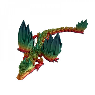 Figurine de dragon à ailes 3D