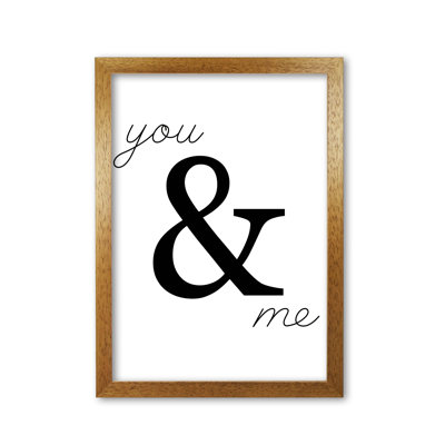 You & Me - Print