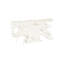 Beau Cast Root Console Table, Faux Bleached