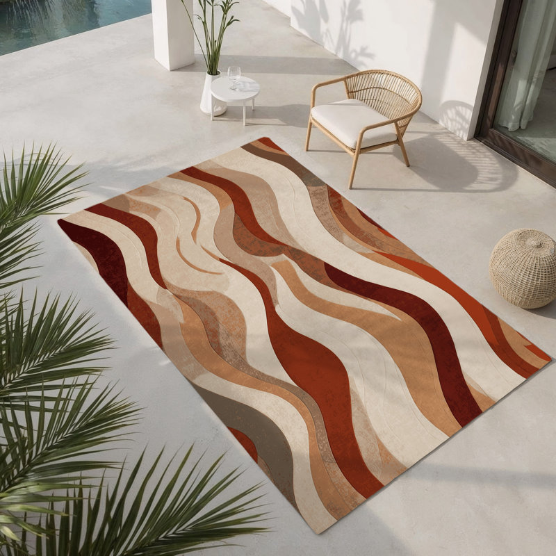 Tapis intérieur et extérieur Dune Serenade, Rectangle 1 pi 6 po x 2 pi 6 po