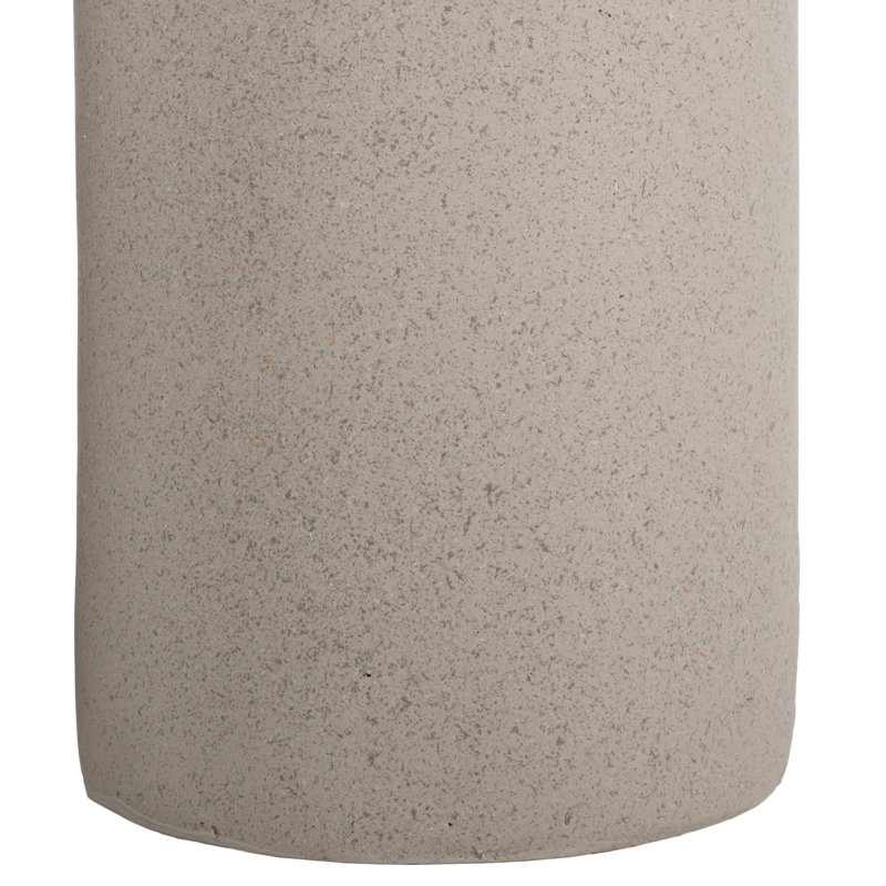 Kiheem Marble Top End Table, Gray