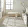 Calvin Klein CK079 Notes 3'11" x 5'11" Ivory Grey Modern Indoor Rug