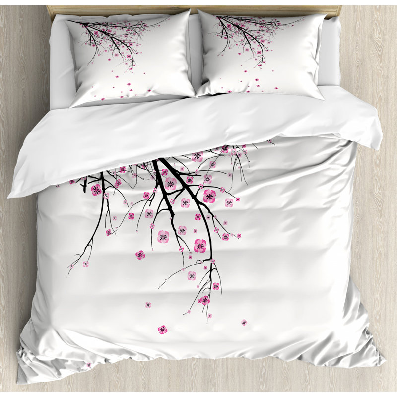 Eclectic Polyester Duvet Cover, Queen Duvet Cover + 2 Pillow Shams