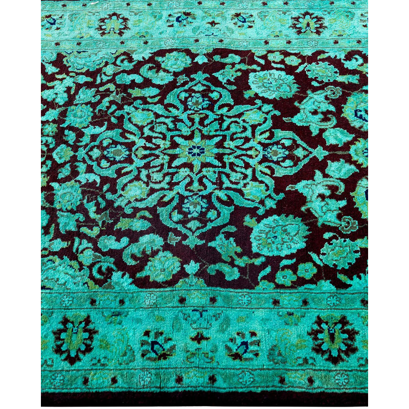 Overyed One-of-a-Kind Runner 2'6" X 13'9" Hand Knotted Area Rug