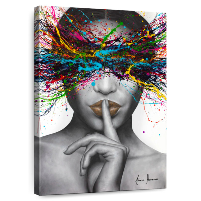 Leisha Sounds Of Silence, 36" H x 24" W