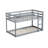 Solid Wooden Bunk Bed With Ladder, Crafted With Strengthened Slats-1684255491