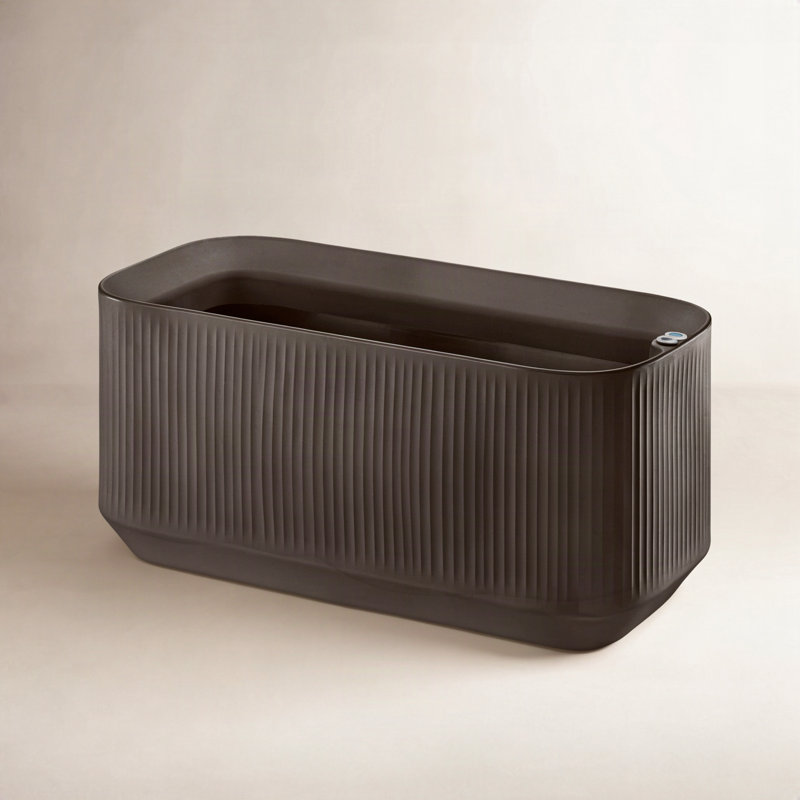 Boîte à plantes Mod, 40 po x 20 po x H 20 po - grand auge, Écorce