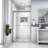 Shower Door 48" W X 76"H Semi-Frameless Bypass Sliding Shower Enclosure-111950442