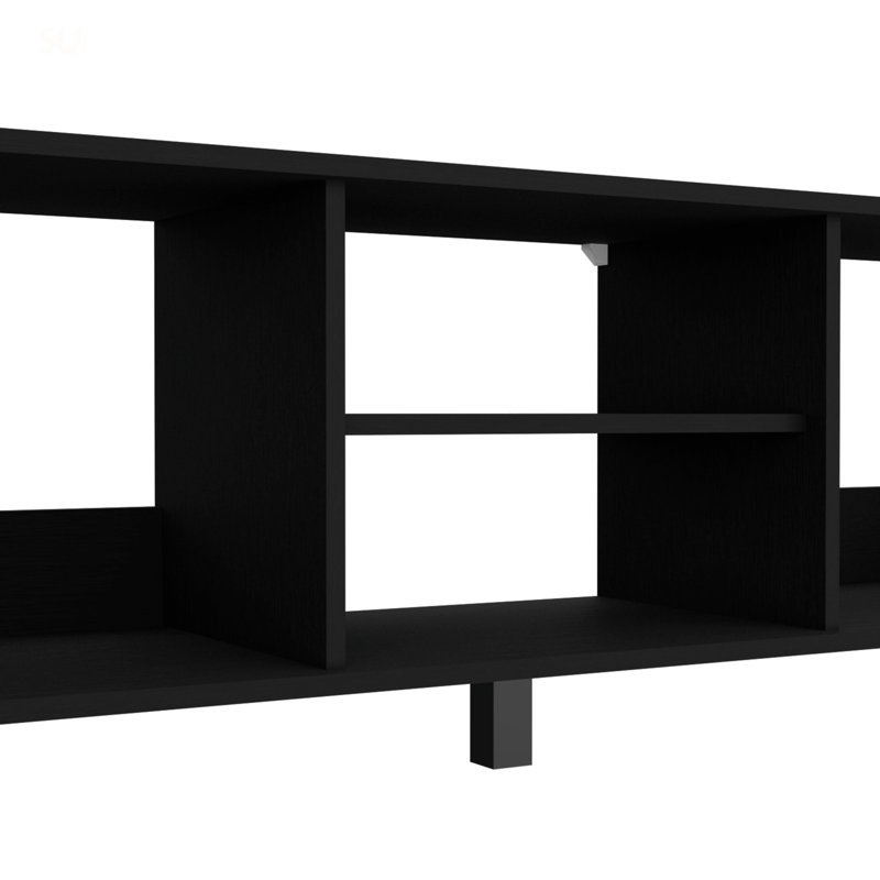 Carter 2 Piece Living Room Set, Streamlined Design With TV Stand And Coffee Table, Ample Storage And Durable Steel Legs