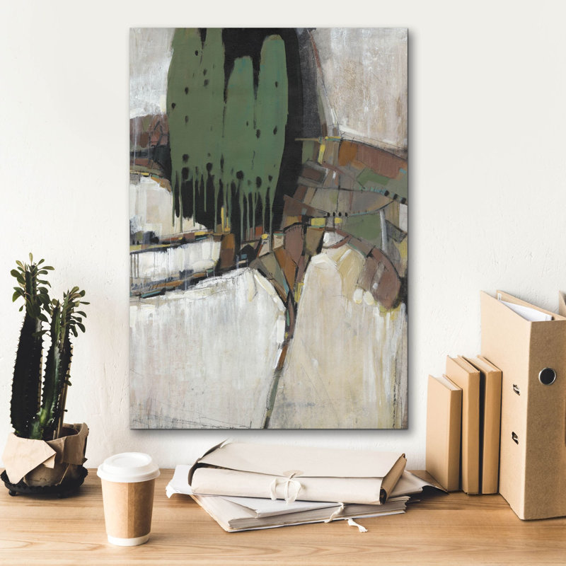 Art mural sur toile, "séparation IV" par Tim O'toole, H 26 po x l 18 po x P 0,75 po