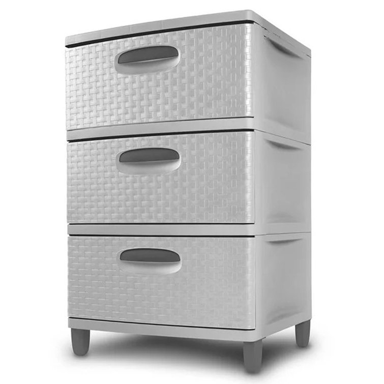 Sterilite Weave 3 Drawer Storage Chest