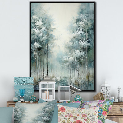 Pin, forêt enchantée I - pin, art mural