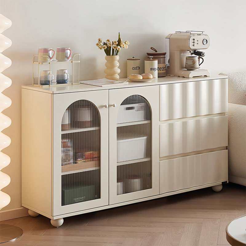 Cream style storage and sideboard cabinet