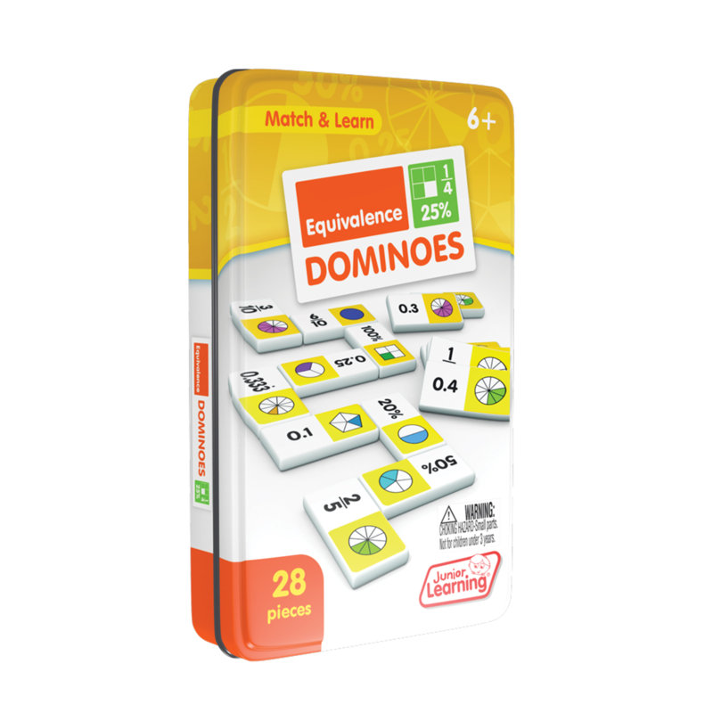 Equivalence Dominoes Match and Learn Educational Learning Game