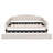 Upholstered Linen Daybed with Trundle Bed