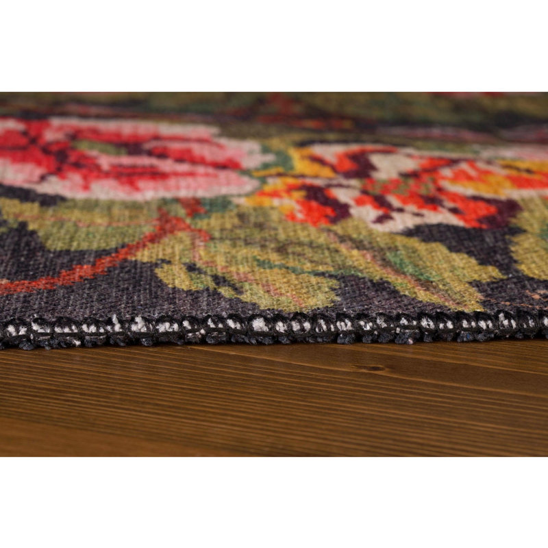 Luxurious Machine Washable Carpet, 100% Polyester, 7.5 x 10.8 Feet | Pile Height: 0.2 Inches, 1850 g/m² | Recycled Poly Cotton Underside, Easy Care, Perfect for Living Room & Bedroom, Soft & Durable Design