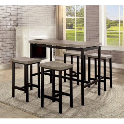 5 pièces Comptoir Ht. Ensemble de table