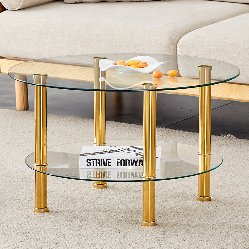 Table basse Contemporary, Doré