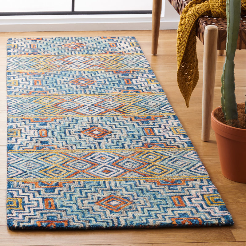 Deyoung Hand-Tufted Cotton Area Rug, Tapis de couloir 2 pi 3 po x 13 pi