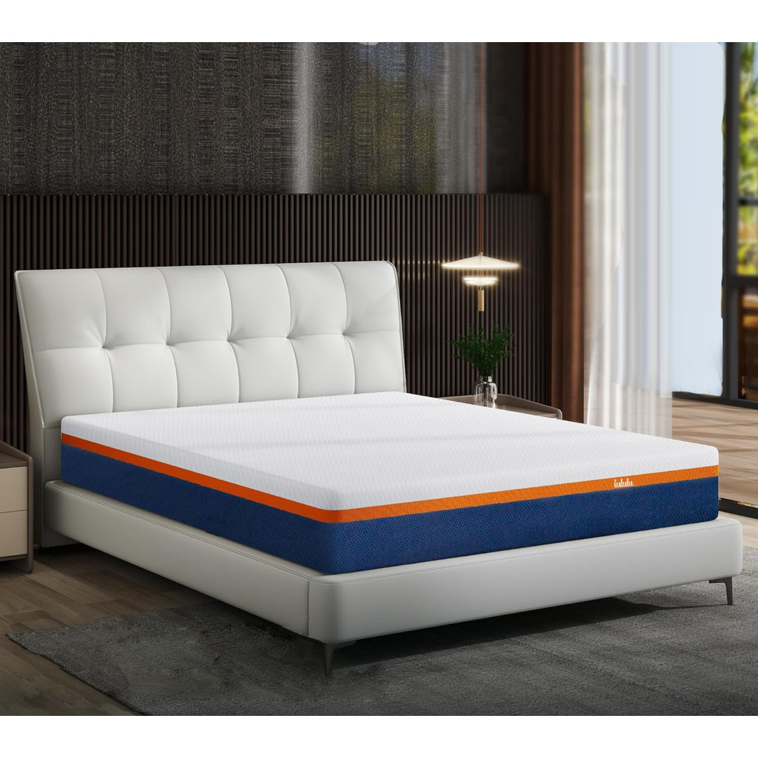 Alwyn Home Barbra 10" Medium Memory Foam Mattress In a Box Alwyn Home Mattress 