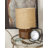 Wood Table Lamp with Shade-1145685380