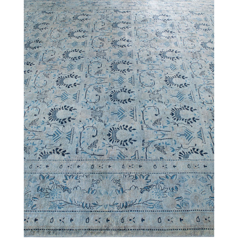 Cuyuna One-of-a-Kind 8' 1" X 10' 2" New Age Wool Area Rug Gray