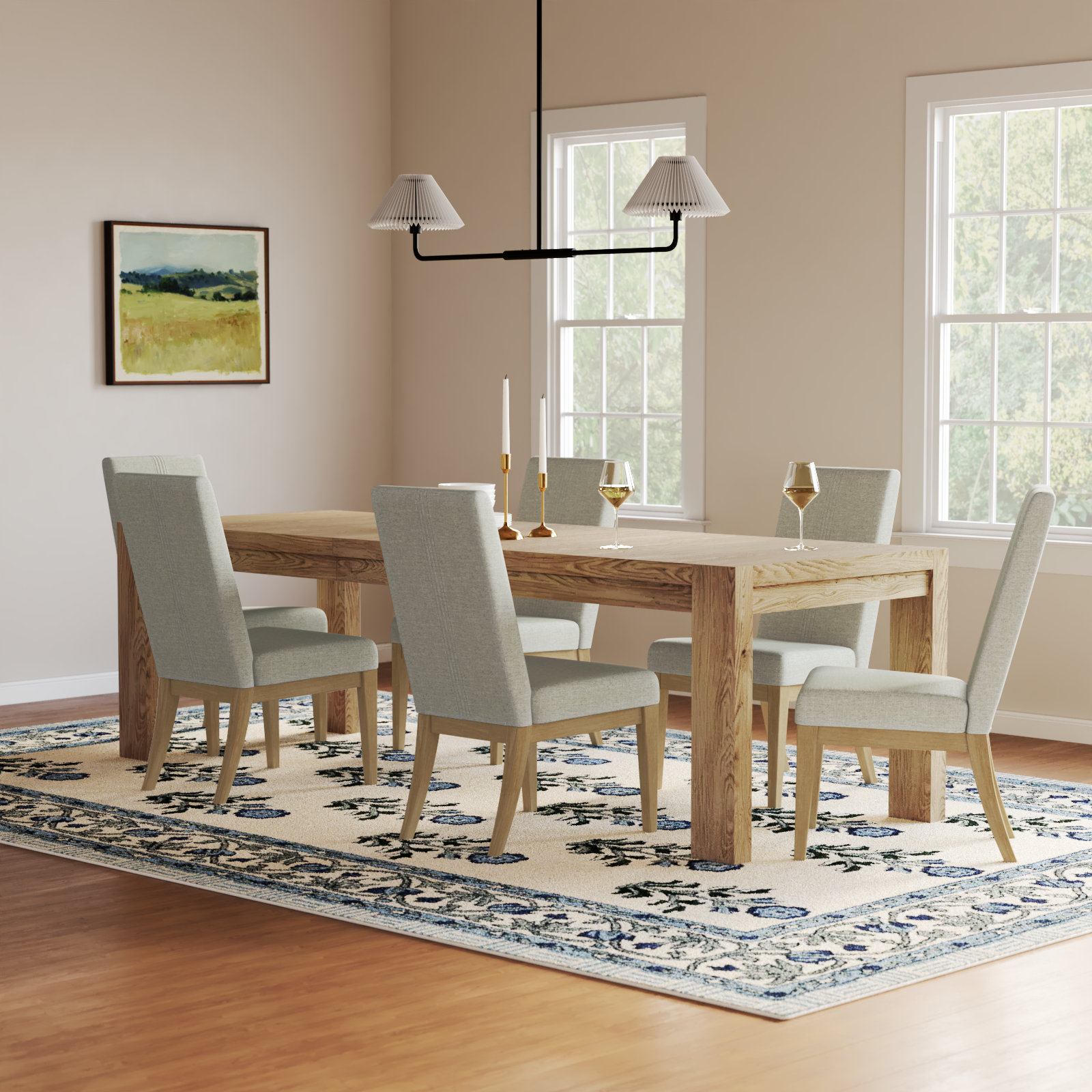 Laroche 7 - Piece Extendable Dining Set