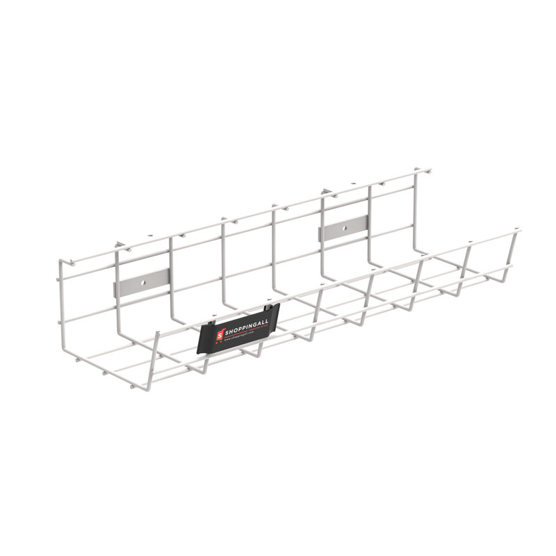 Plateau de rangement pour câbles sous le bureau