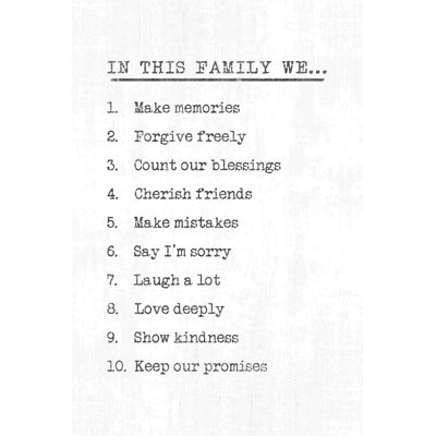 In This Family House Rules