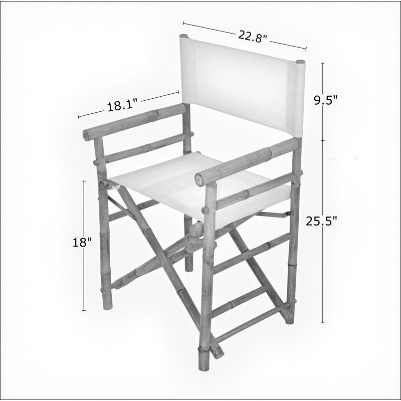 Chaise de réalisateur Yohana, Brun