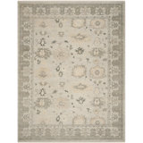 Oushak Oriental Hand Knotted Wool Gray Area Rug