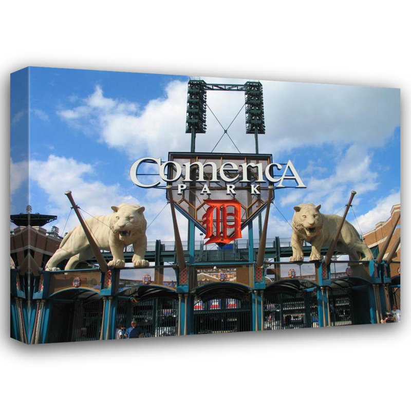 Comerica Park, H 18 po x l 24 po