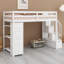 Lit mezzanine avec tiroirs de rangement-456426505