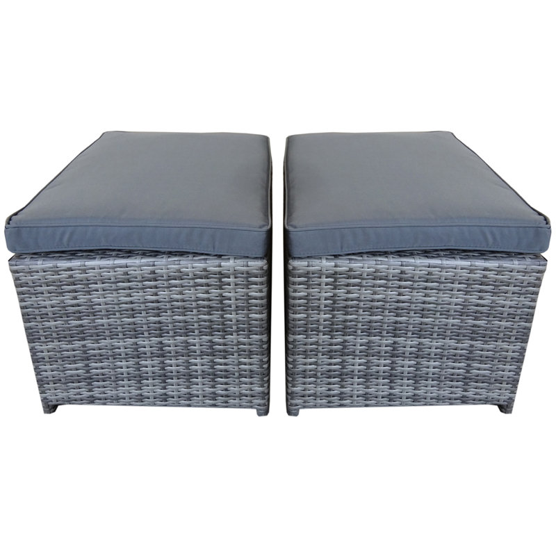 Huntington Upholstered Outdoor Ottoman