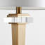 Lampe de table en laiton Statuette