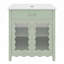 31" Bathroom Vanity with Tempered Glass-1352800871