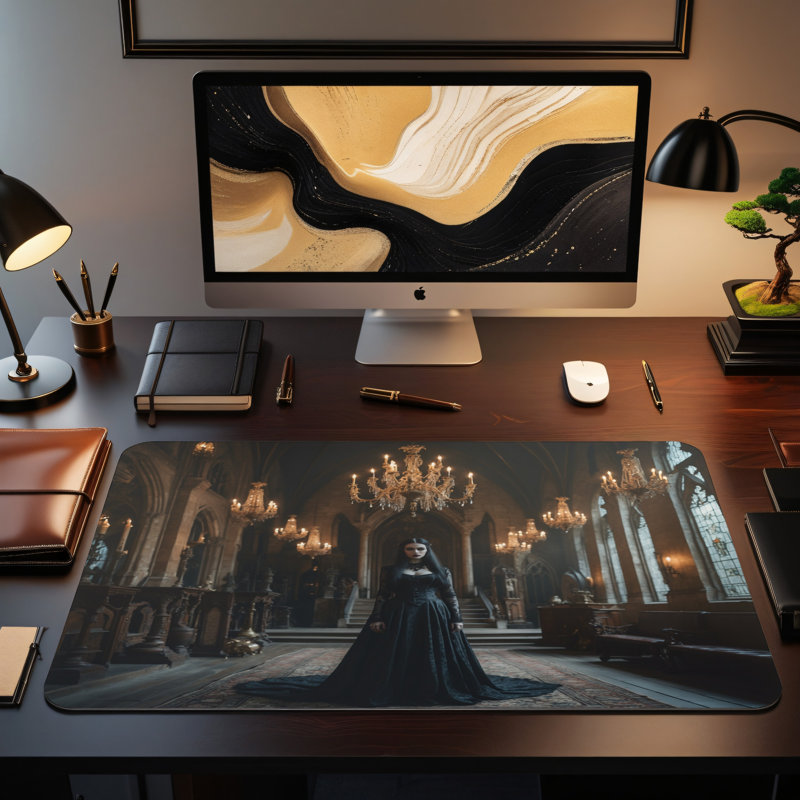 Polyester Desk Pad, 31.5x15.5