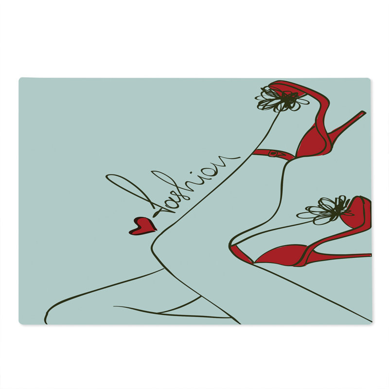 Planche à découper à talons hauts Ambesonne