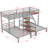 Graidy Kids Twin Over Twin & Twin Bunk Bed-1152633809