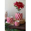  Ensemble de 3 pots à fleurs de Noël en forme de canne à sucre de Noël - 7 po de hauteur
