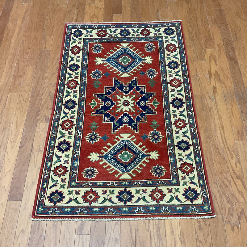 Handmade Kazak Wool Rug