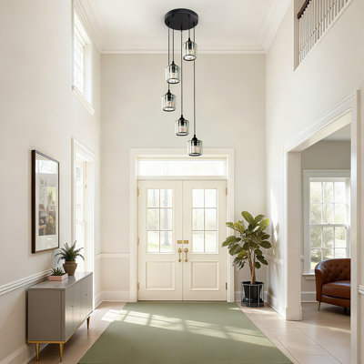 Lustre encastré en cristal 11,8 po Light Cluster pour allée et escaliers