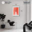 Affiches de Formule 1 «Red Icon Shadowbox» par Notoriart, cadre blanc, 25 x 37-1270845550-1270845553