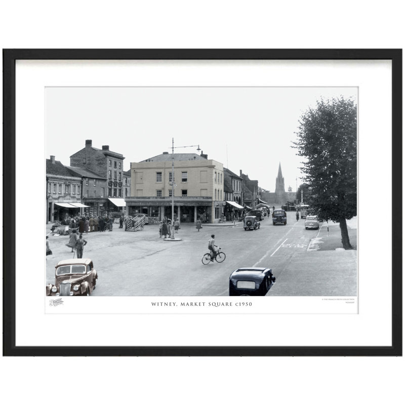 Witney, Market Square C1950 by Francis Frith - Single Picture Frame Print, 60cm H x 80cm W x 2.3cm D