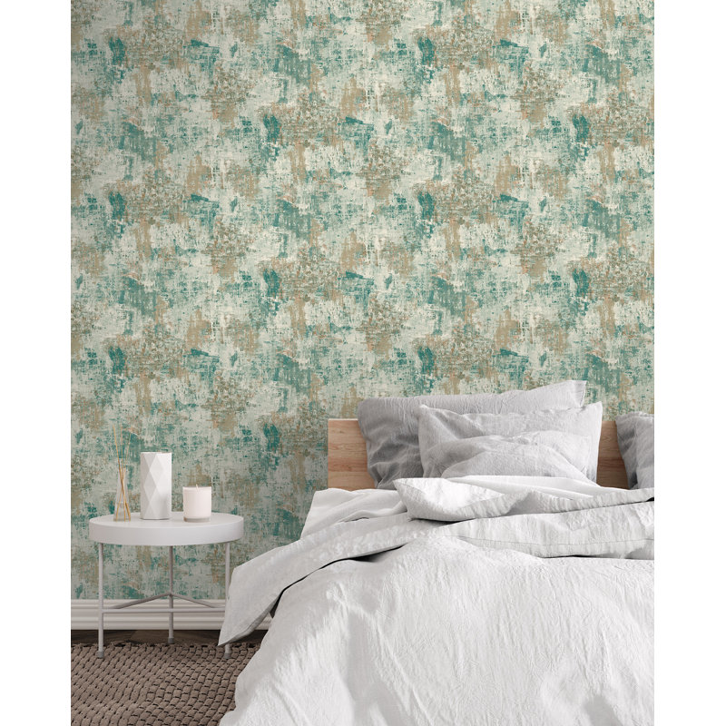 Sergio Abstract Texture Wallpaper, Green