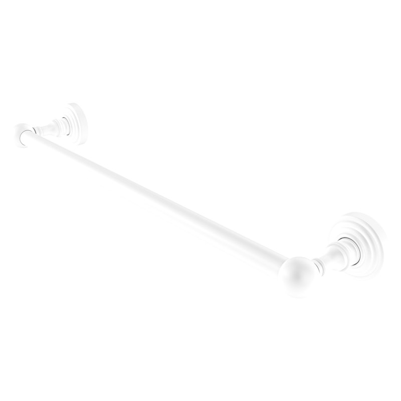 Barre à serviettes murale Beresford, Blanc mat, 18"